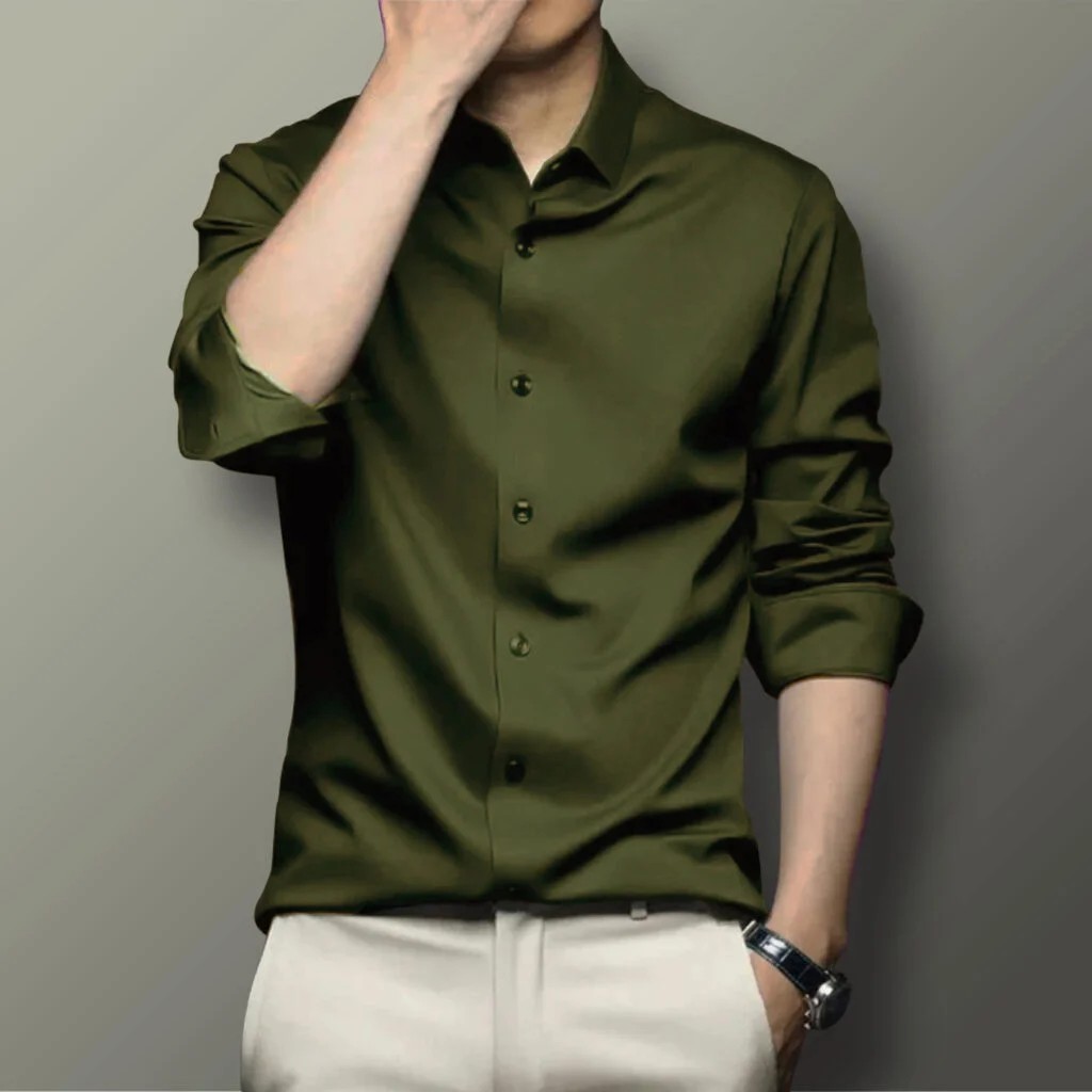 China Stitch Formal Shirt for Men – Stylish Full Sleeve Casual & Formal Shirt
