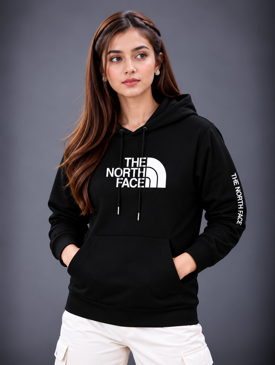Premium Semi-Baggy Printed Hoodie for Men & Women – 330-350 GSM