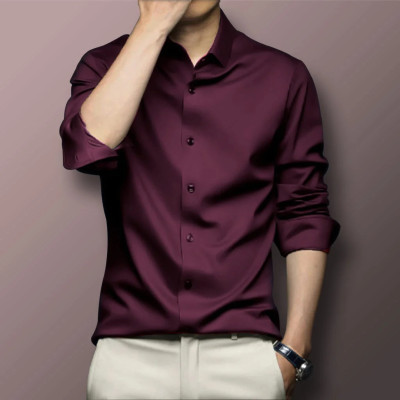 China Stitch Formal Shirt for Men – Stylish Full Sleeve Casual & Formal Shirt
