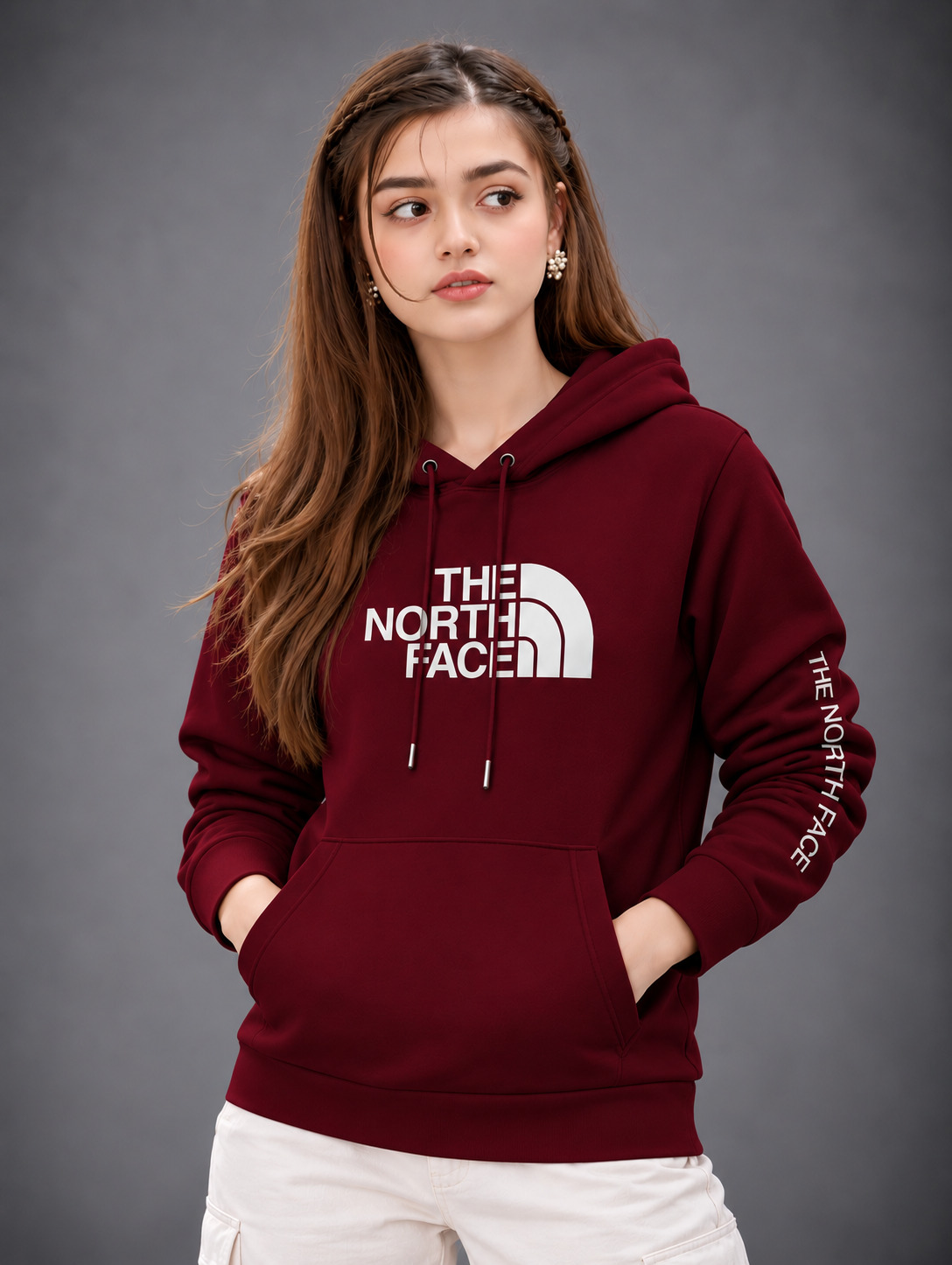Premium Semi-Baggy Printed Hoodie for Men & Women – 330-350 GSM