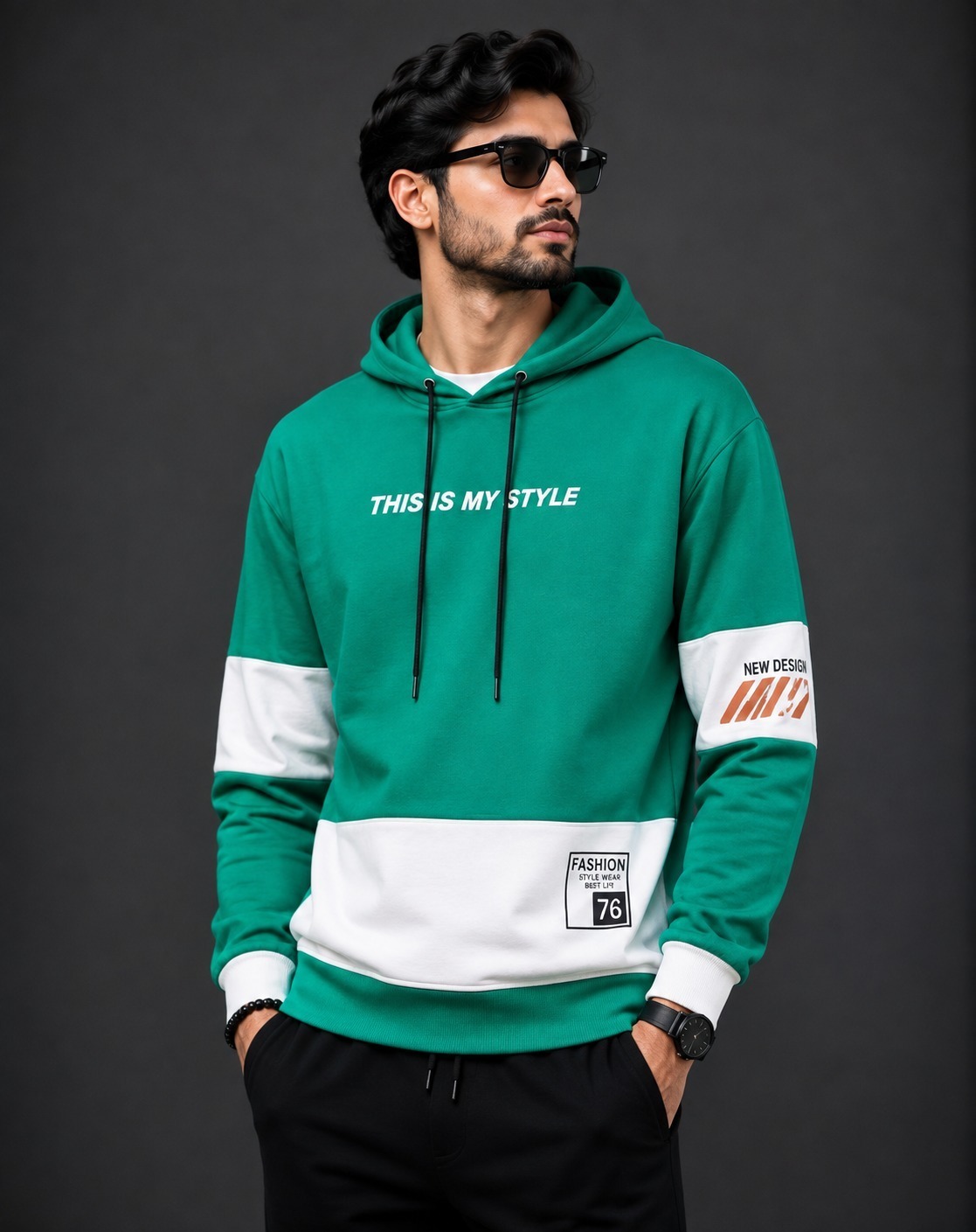 Stylish Hoodie for Men – 280-300 GSM Premium Cotton Casual Hoodie